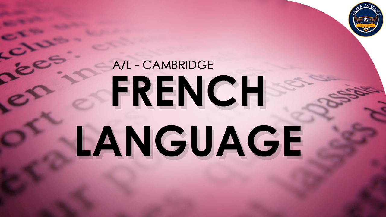 Cambridge International AS and A Level French (A Level only) (9716)