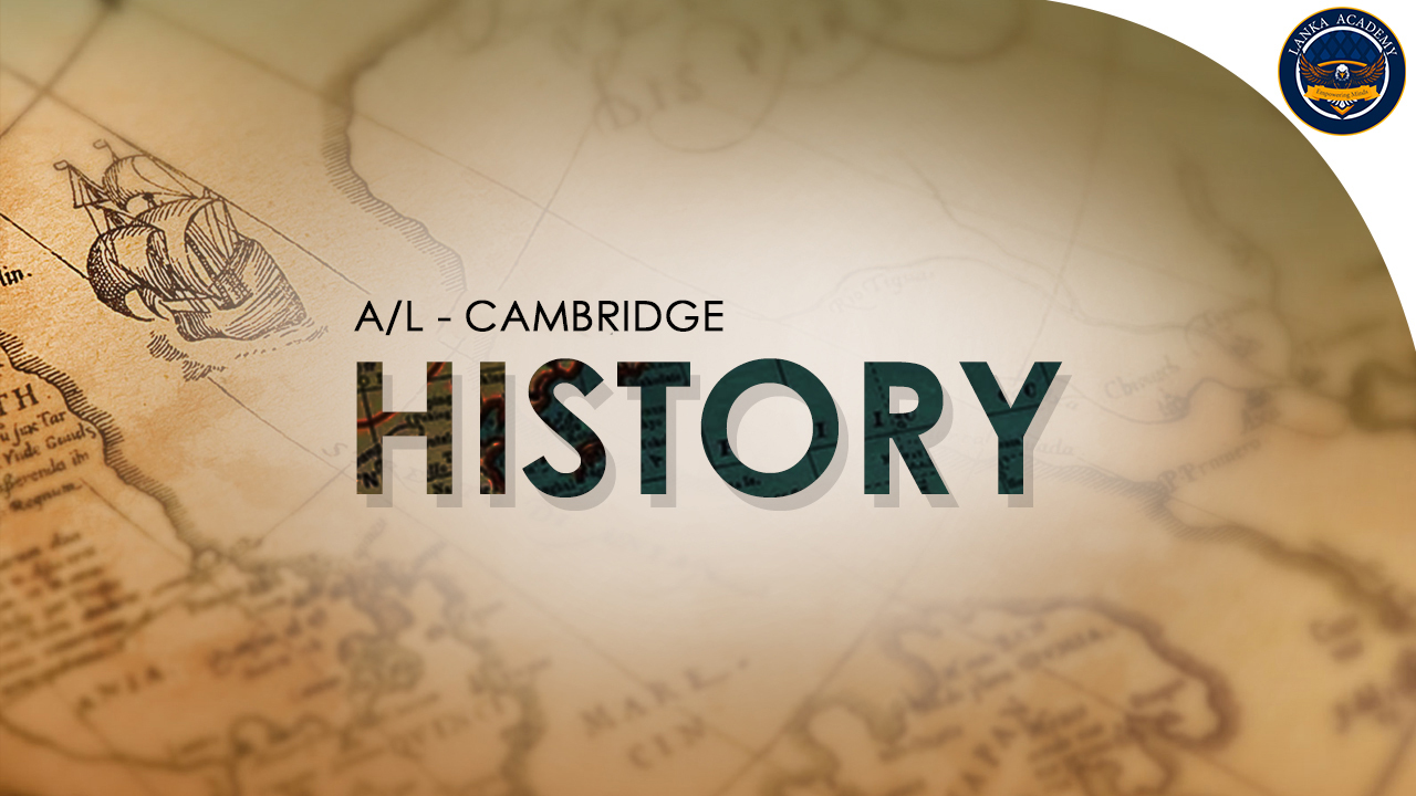 Cambridge International AS and A Level History (9489)