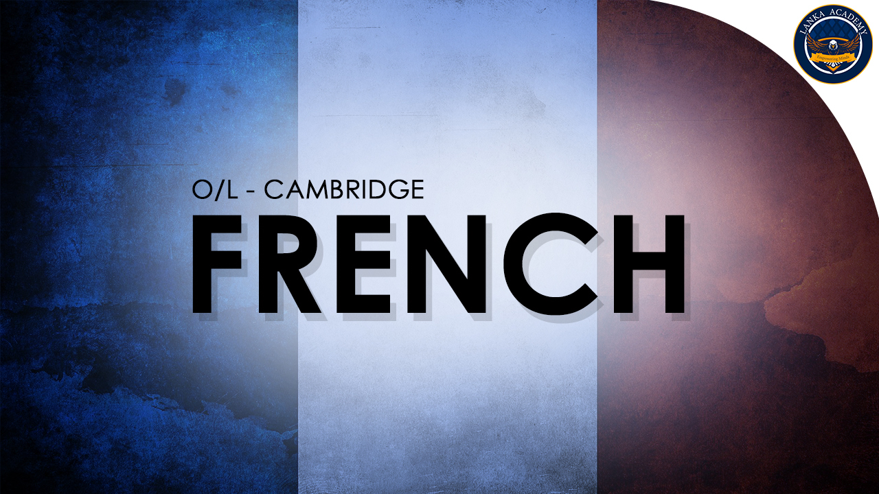 Cambridge O Level French (3015)