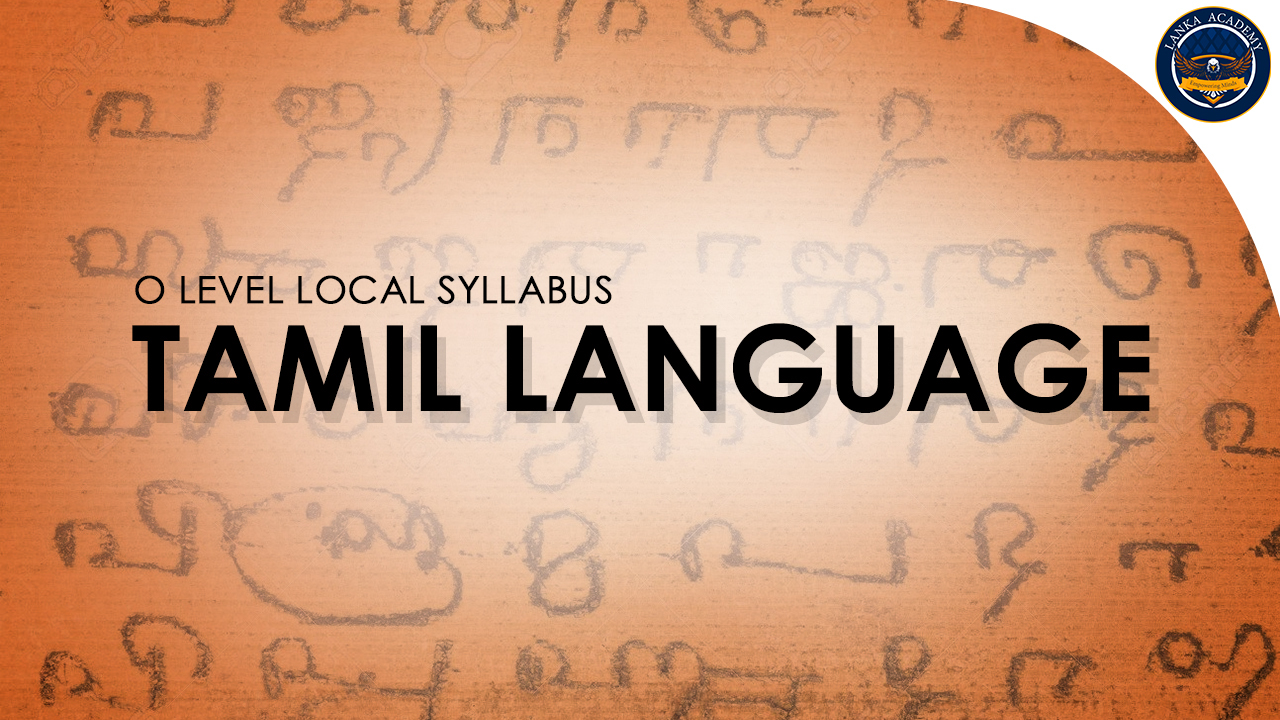 Local O Level Tamil Language