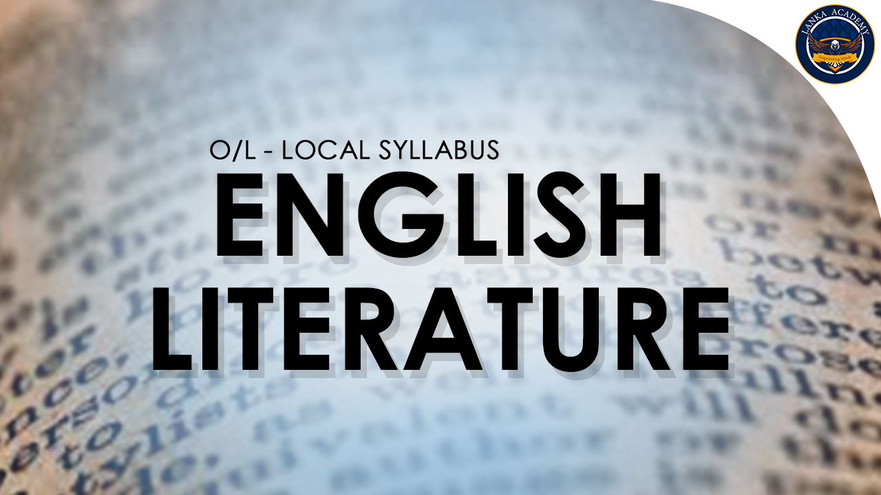  Local O Level English Language & Literature 